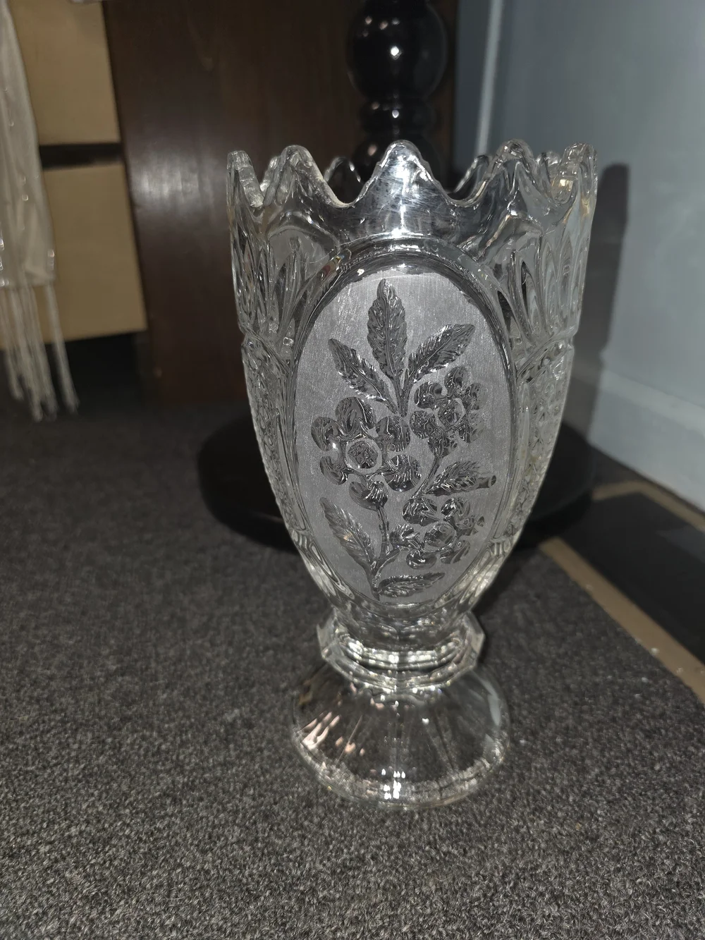 Vintage Zajecar 24% Lead Crystal Vase